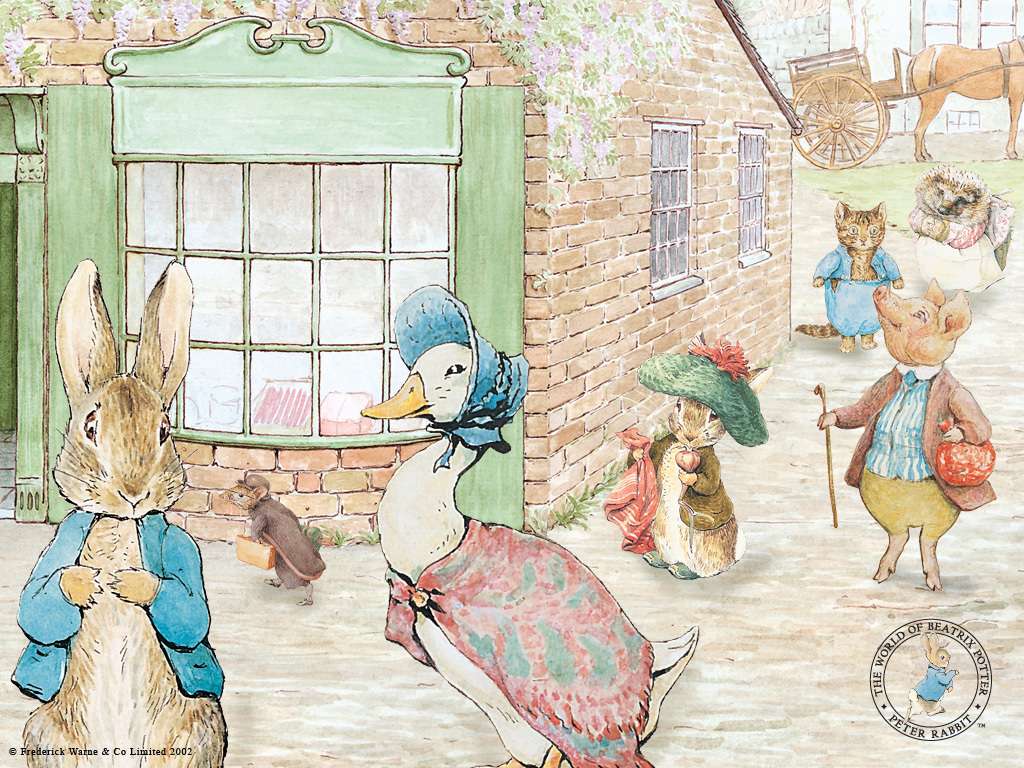 Beatrix Potter ilustracja puzzle online