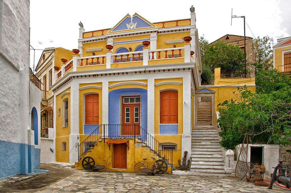 grecka wyspa Symi puzzle online