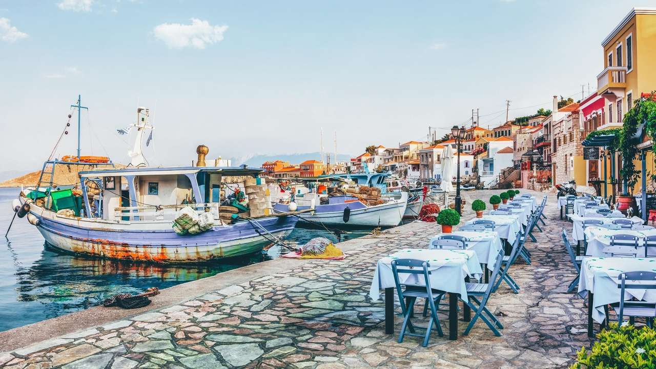 Grecka wyspa Halki puzzle online