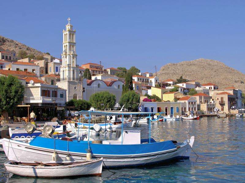 Grecka wyspa Halki puzzle online