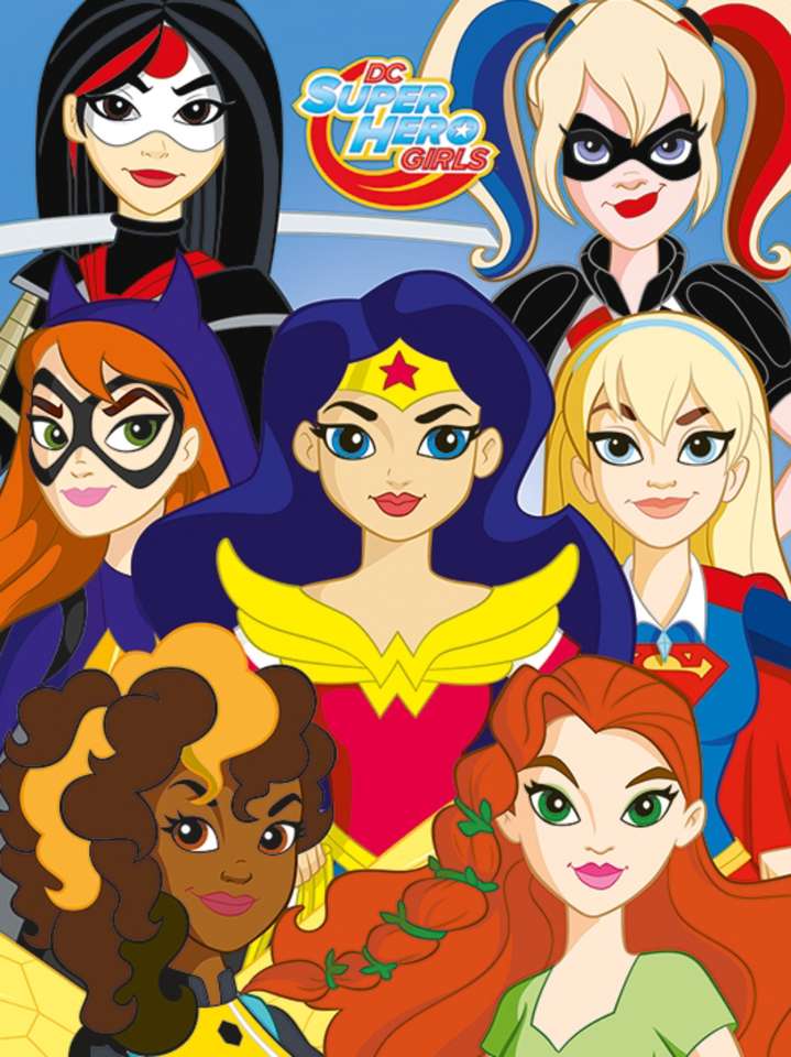 Dc superbohaterskie dziewczyny 2015 plakat puzzle online