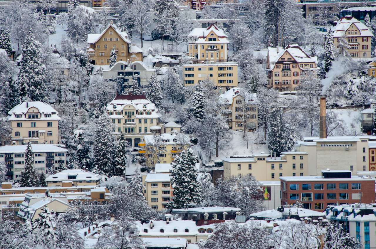 Havazás St Gallenben kirakós játék