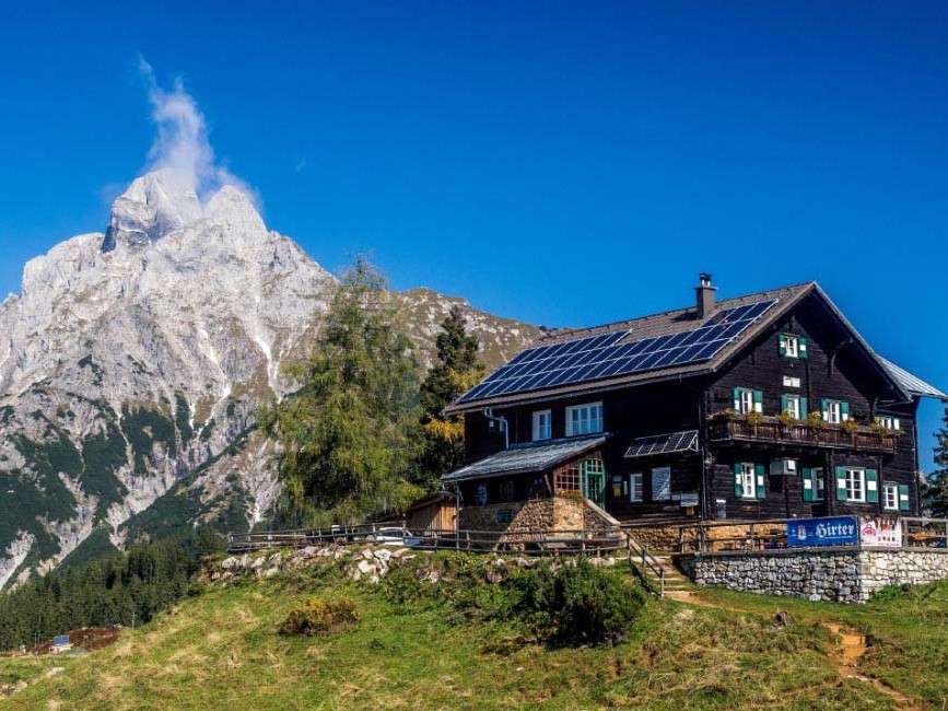 En stuga i centrala Alperna pussel