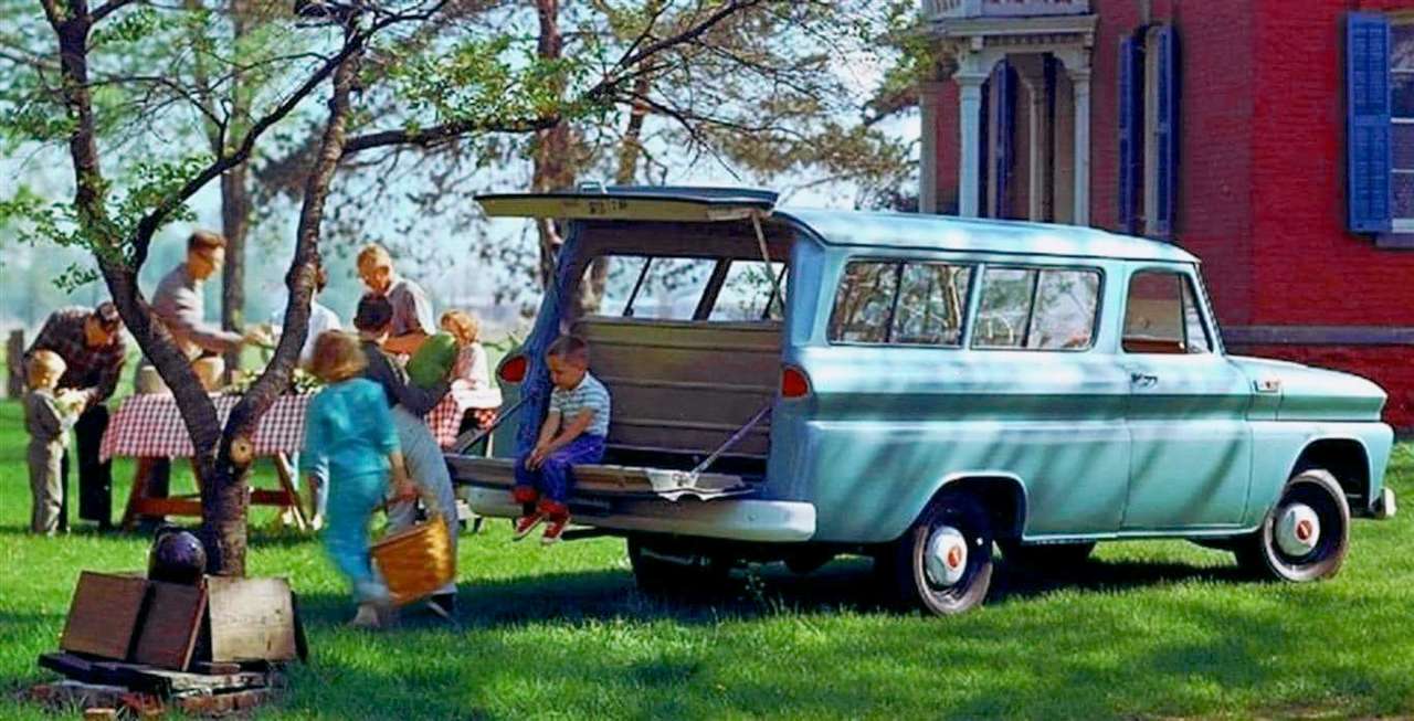 1964 Suburban Chevroleta puzzle online
