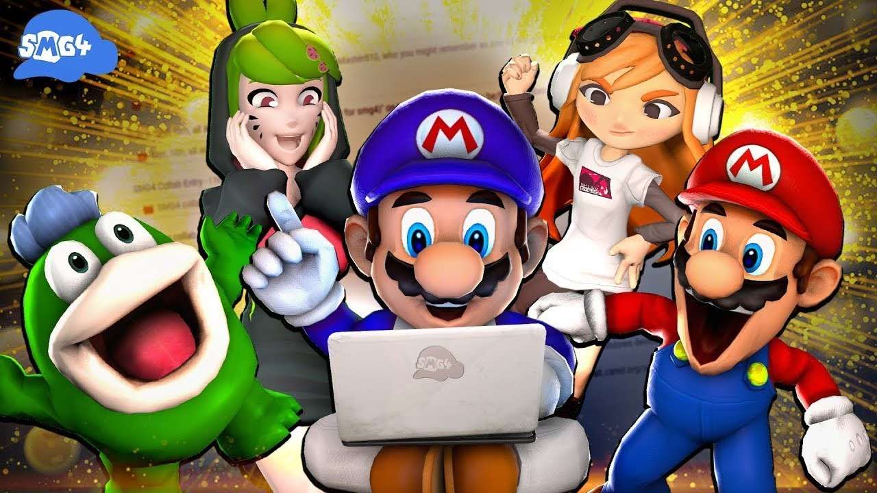 Smg4, Mario, Boopkins, Meggy i Melony puzzle online