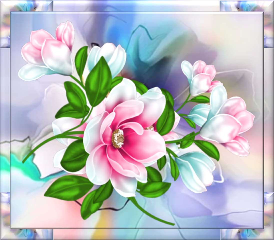 Un bouquet de magnolia puzzle