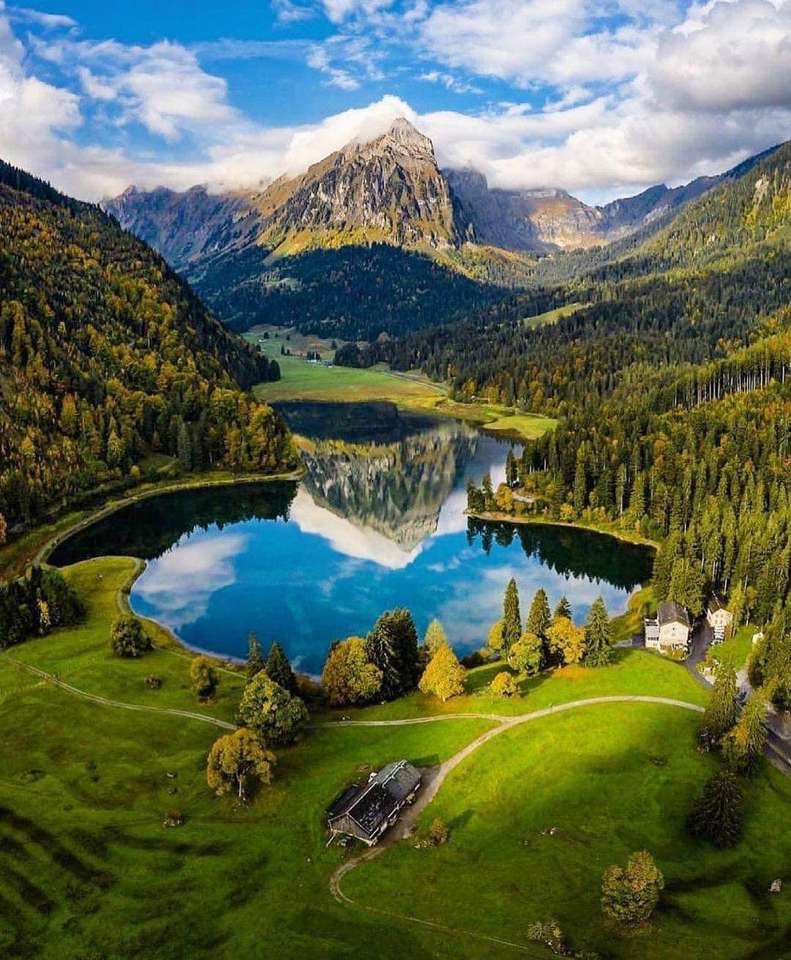 Jezioro w Szwajcarii puzzle online