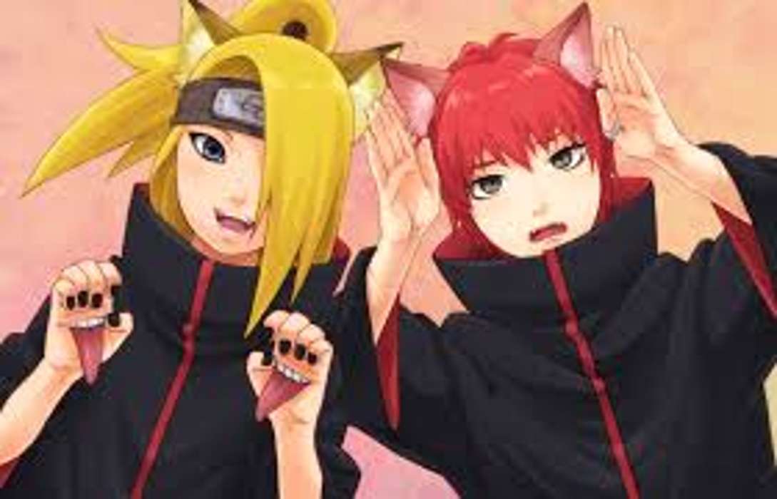 Sasori i Deidara puzzle online