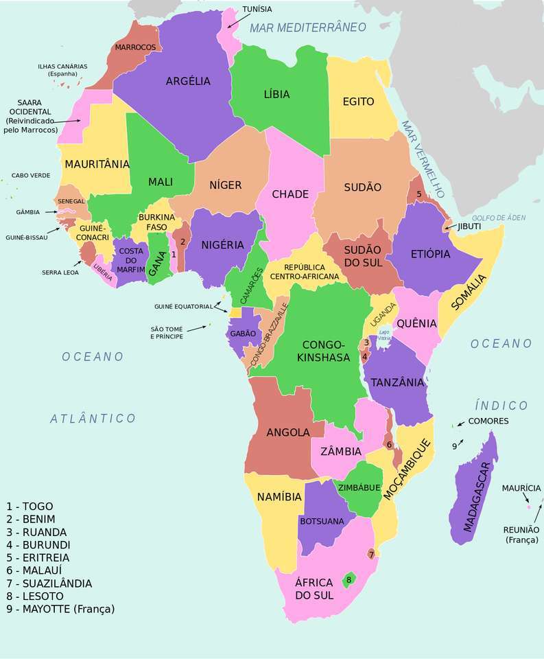 Afrykanie puzzle online