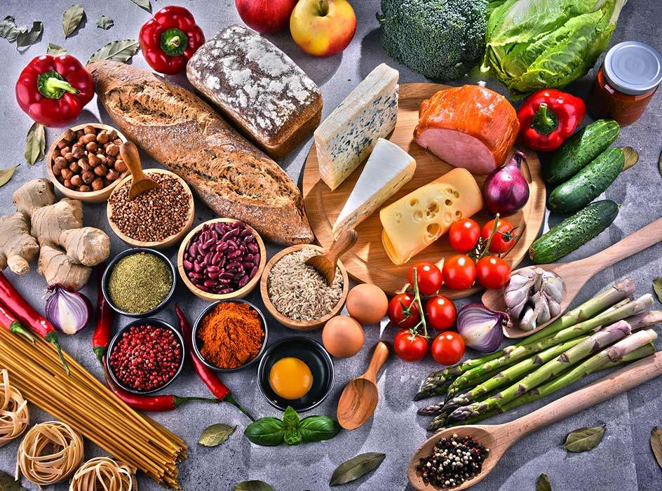 Zdrowe jedzenie na diecie puzzle online