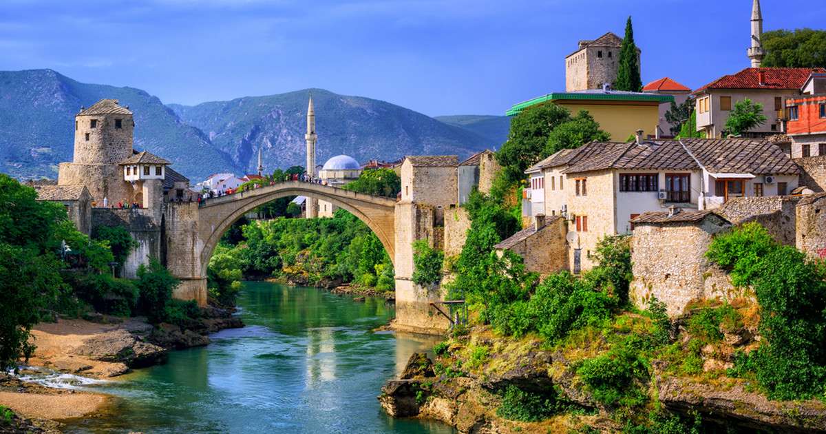 Mostar – miasto w Bośni i Hercegowinie puzzle online