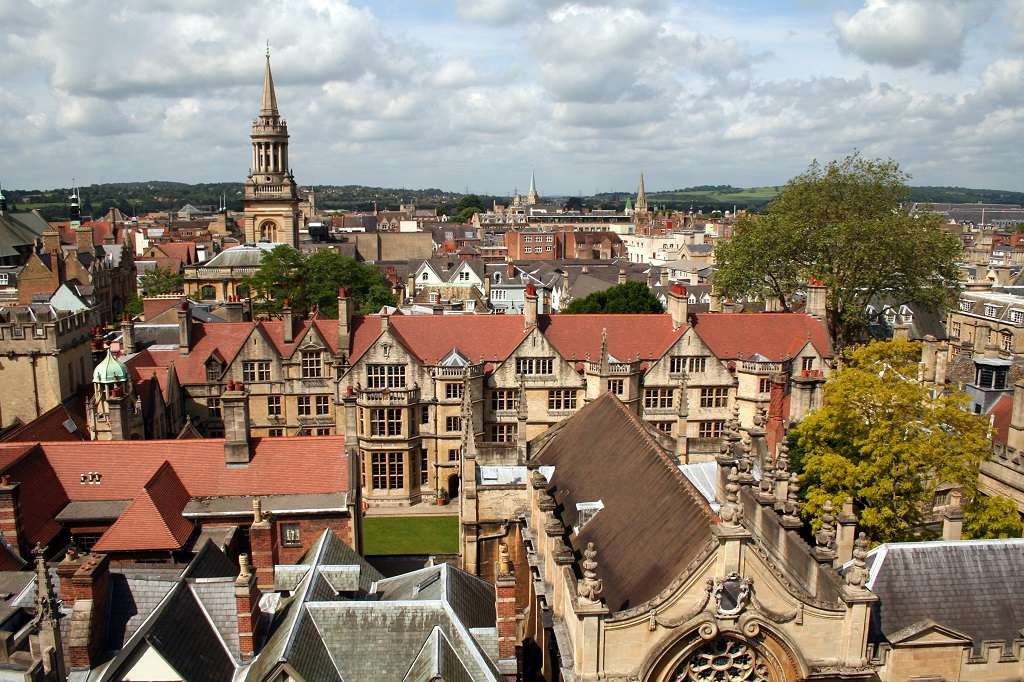 Widok na Oxford w Anglii puzzle online