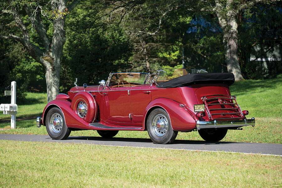Osłona samochodu Packard Dual Luxury Rok 1935 puzzle online