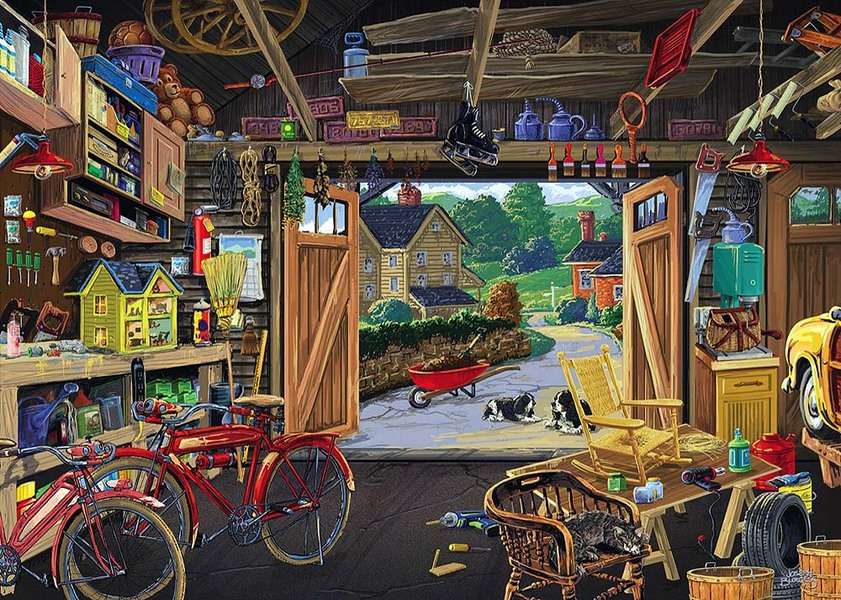garaż dziadka puzzle online