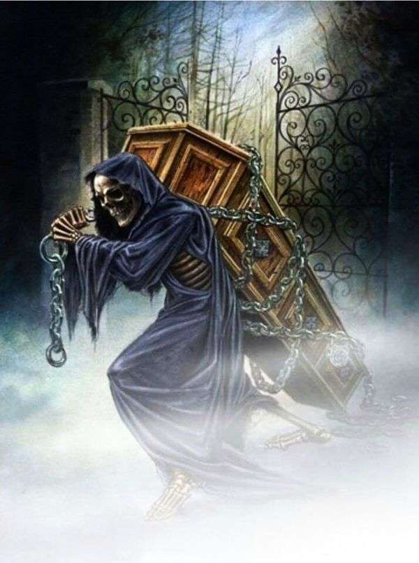 Ponury Żniwiarz Kostucha (Grim Reaper) puzzle online