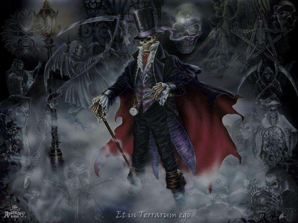 Szkielet Kuba Rozpruwacz Skeleton Jack The Ripper puzzle online