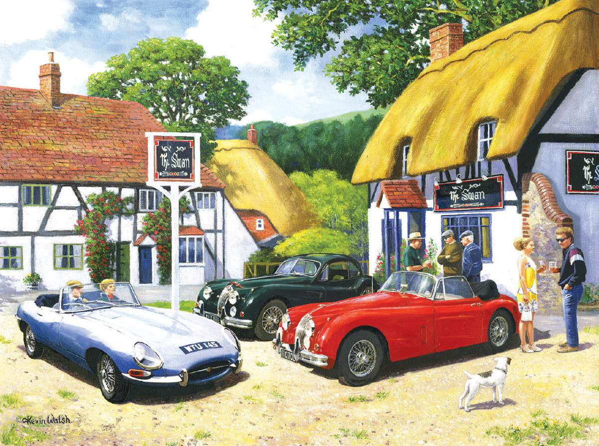 Klub klasycznych samochodów puzzle online