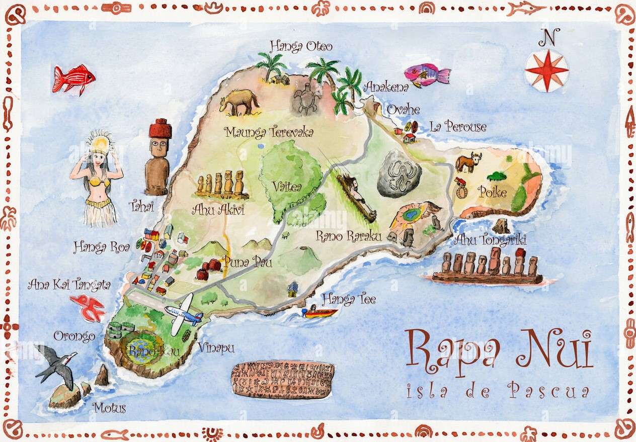 mapa rapa nui puzzle online