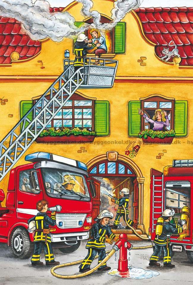 Straż pożarna w akcji puzzle online