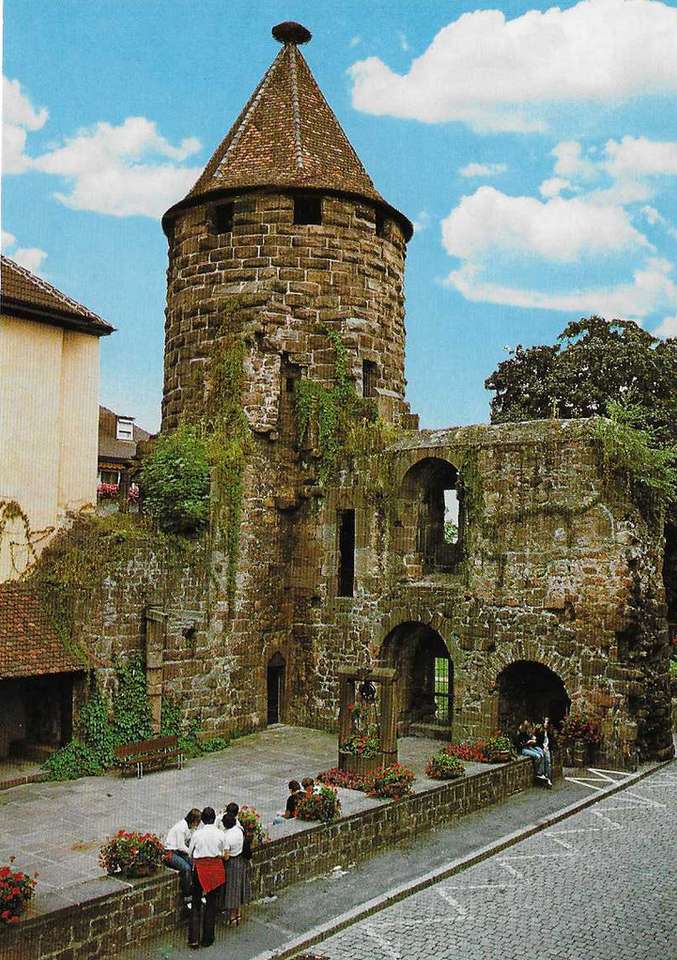 Bociania wieża w Lahr puzzle online