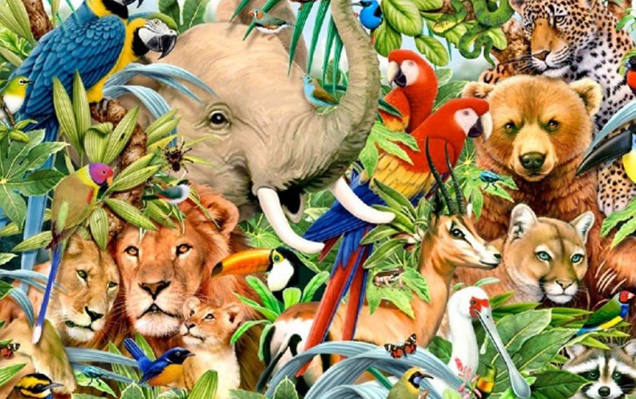 Małe zwierzęta narażone puzzle online