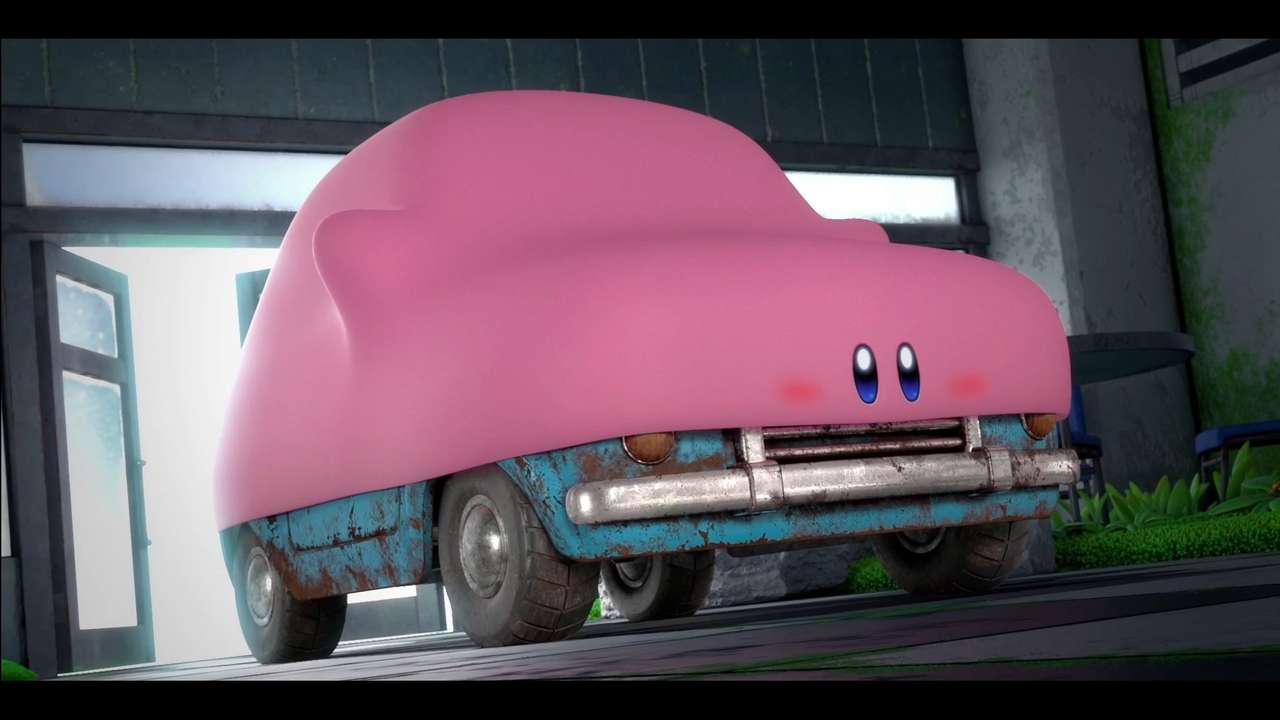 Samochód Kirby:) puzzle online