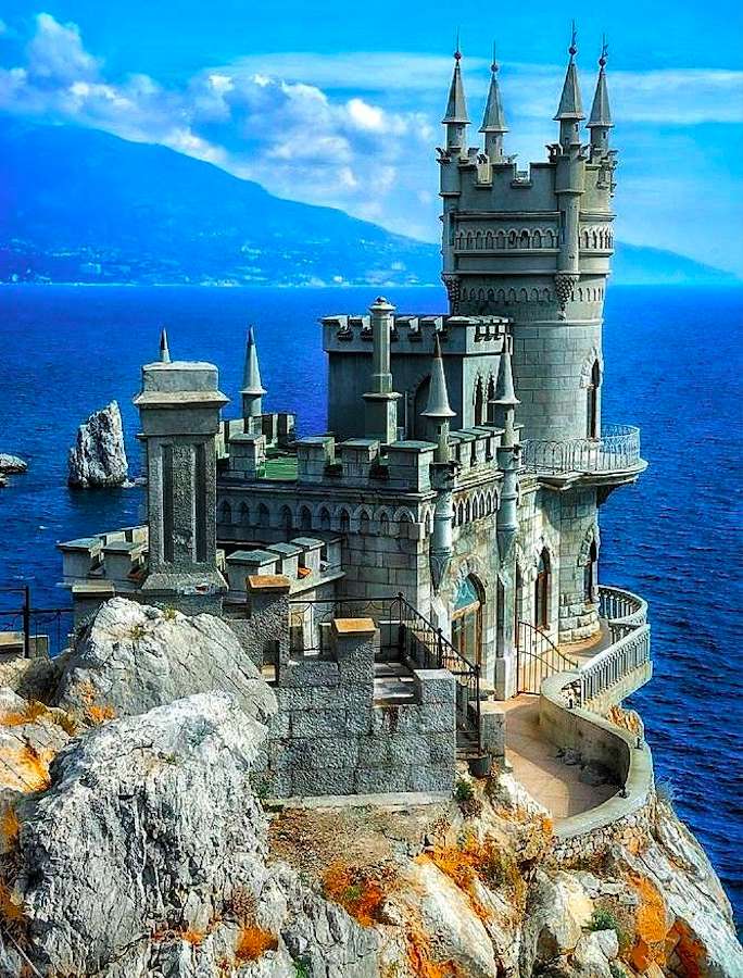 Zamek na skale, Krym puzzle online