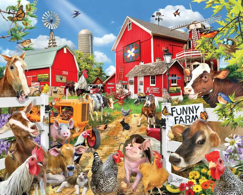 Zwierzęta na farmie puzzle online