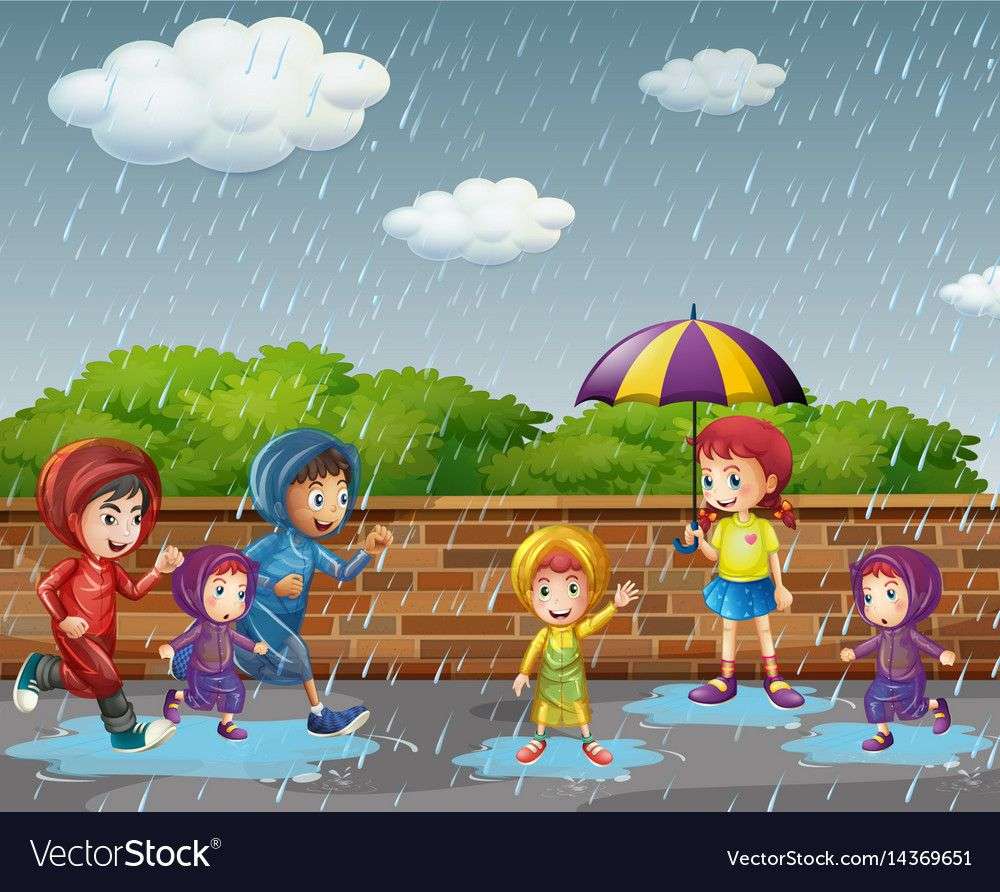 Pora deszczowa puzzle online