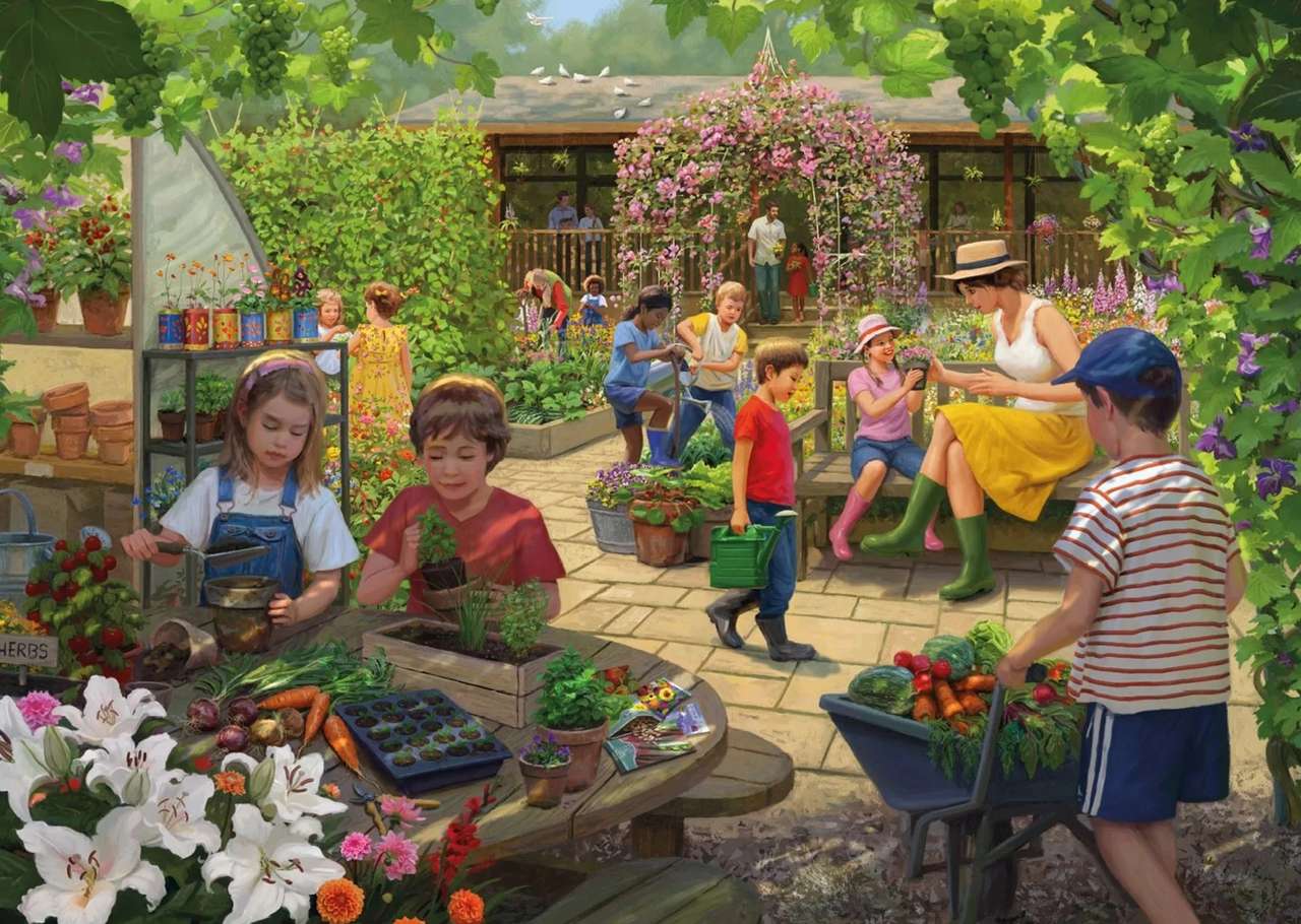Ogród warzywny puzzle online