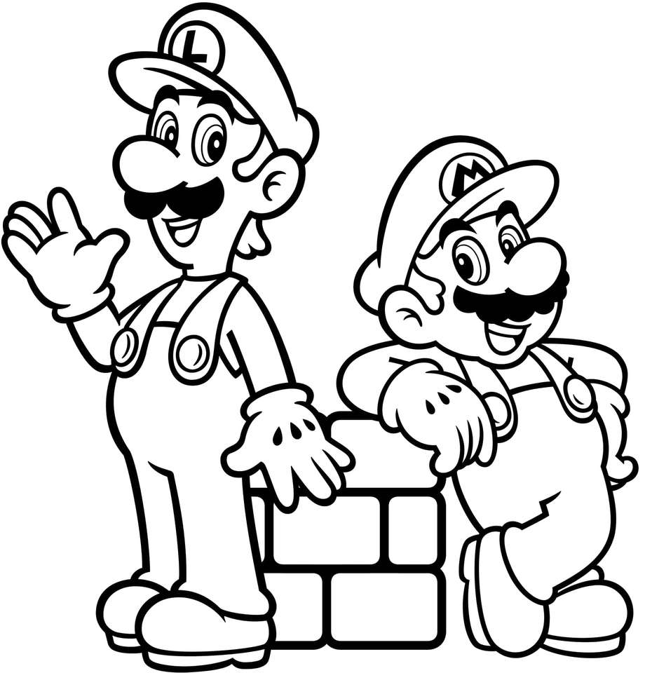 Mario Bros 1 puzzle online