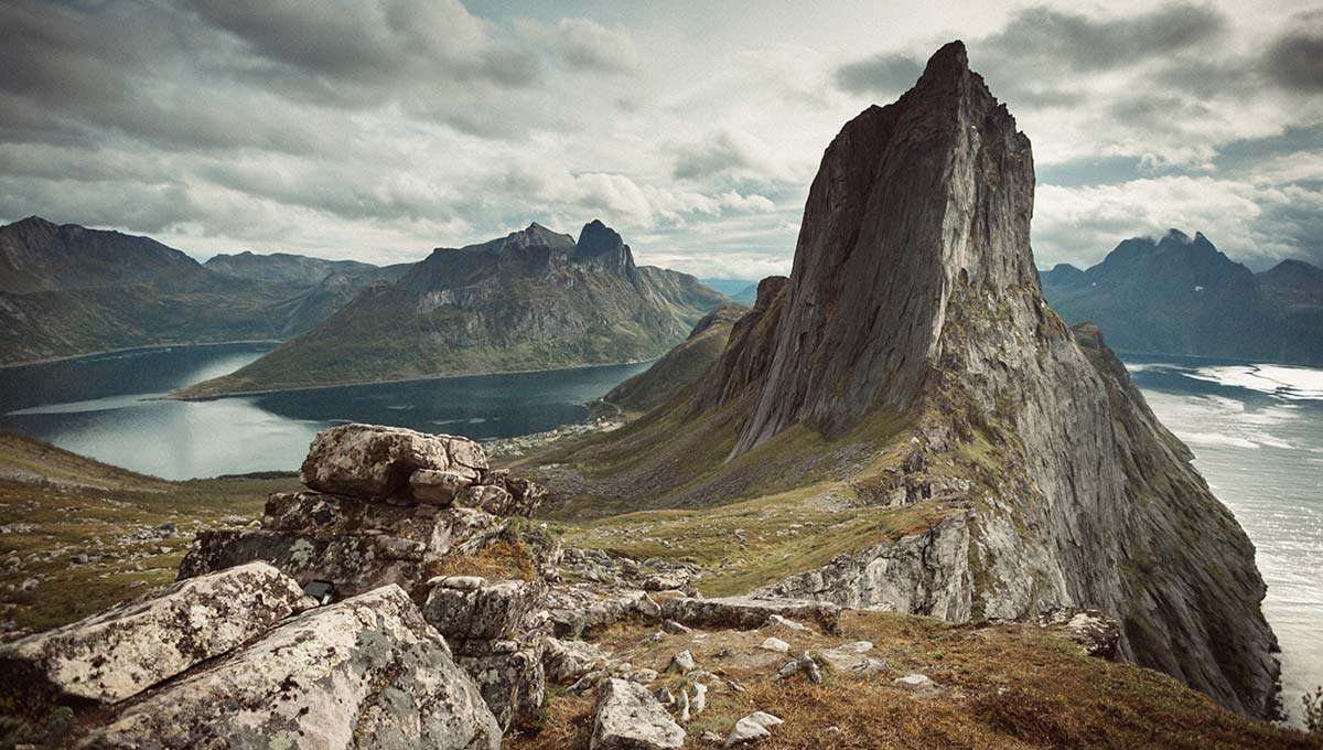Góra Segla w Senji w Norwegii puzzle online