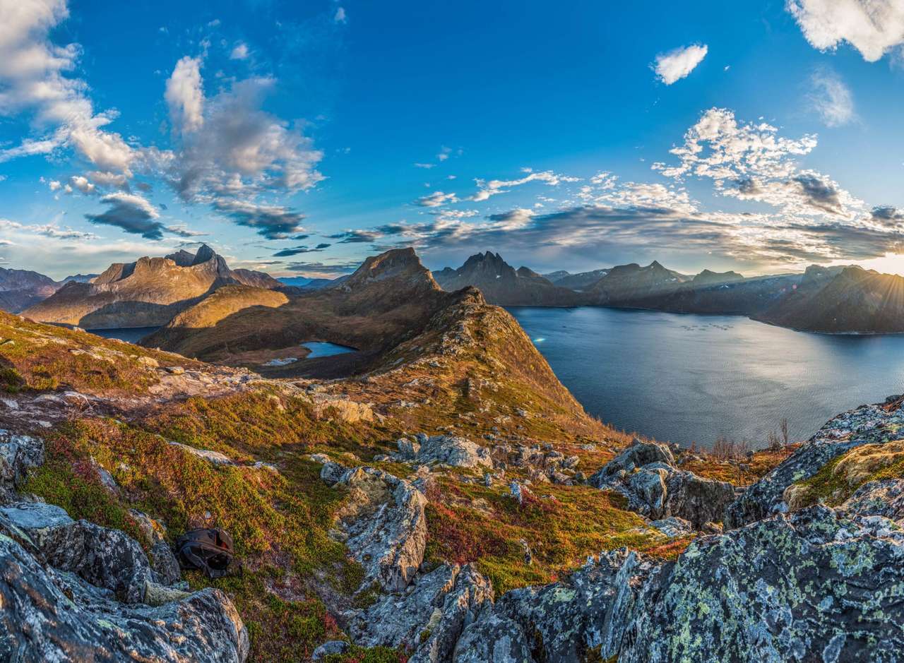 Góra Segla w Senji w Norwegii puzzle online