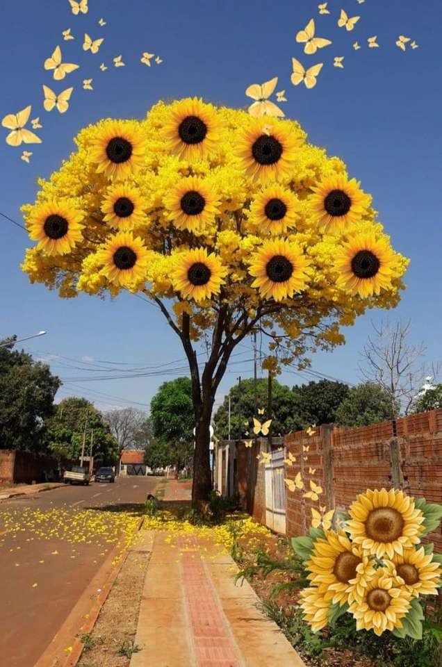 sunflower tree - Puzzle Factory