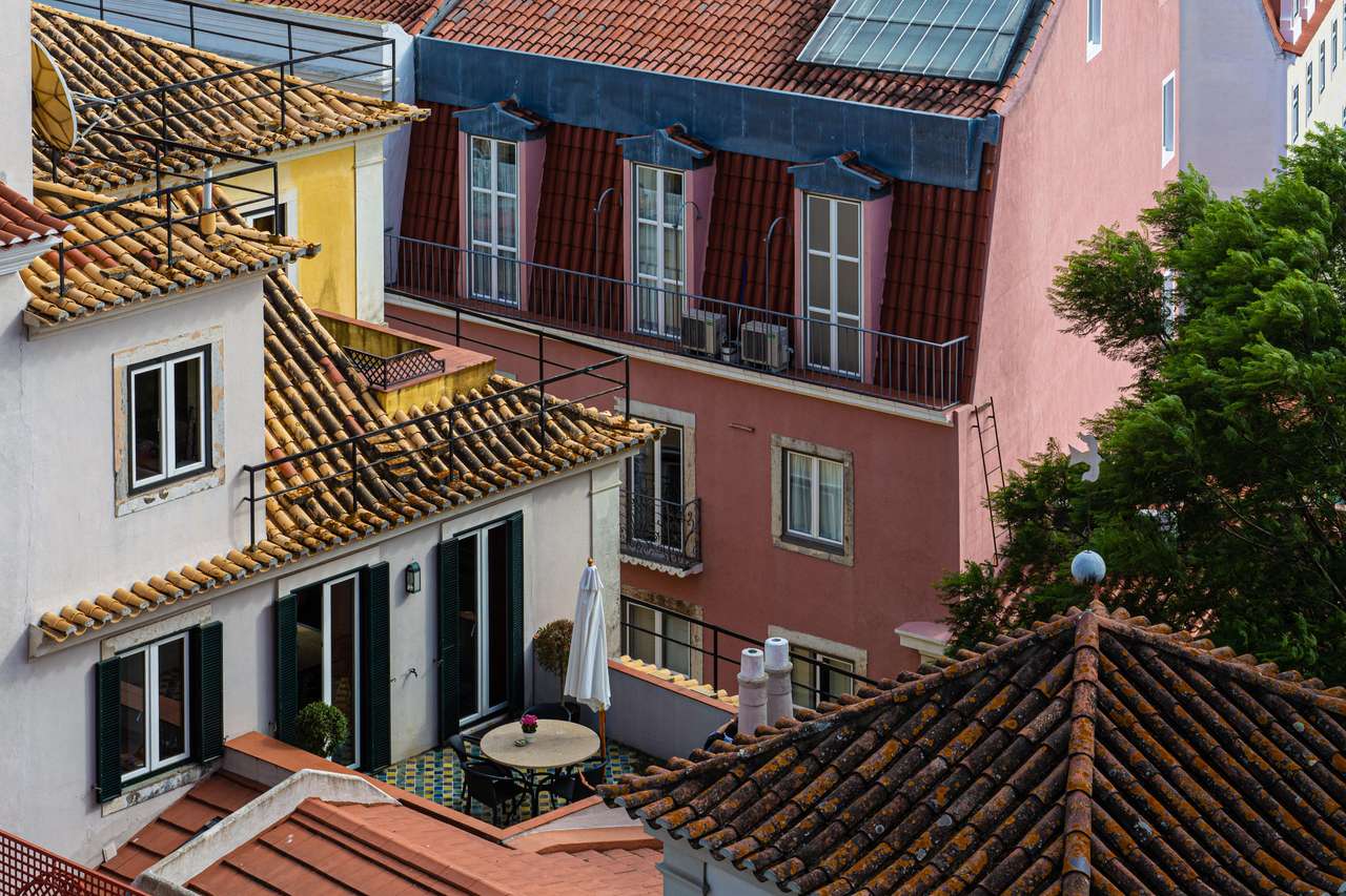 Dachy w Lizbonie puzzle online