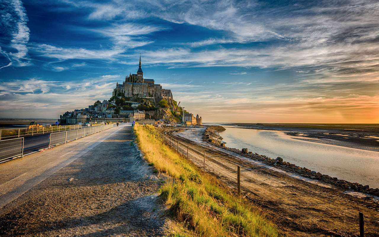 Wyspa Mont Saint-Michel puzzle online