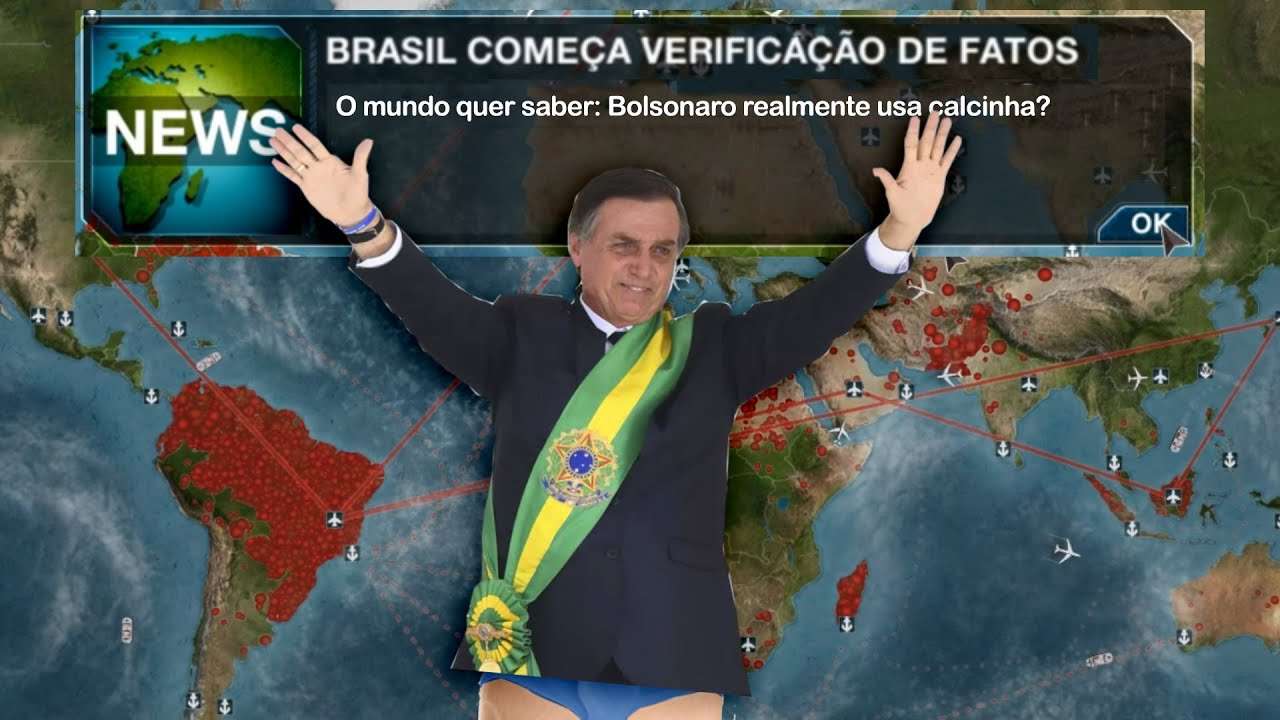 Bolsonaro w bieliźnie puzzle online