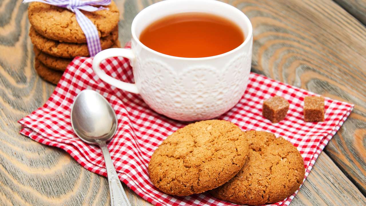 Ciasteczka do herbaty puzzle online