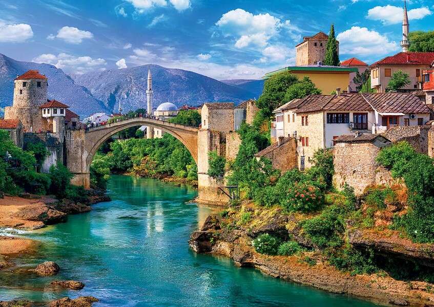 Stary Most w Mostarze w Bośni puzzle online