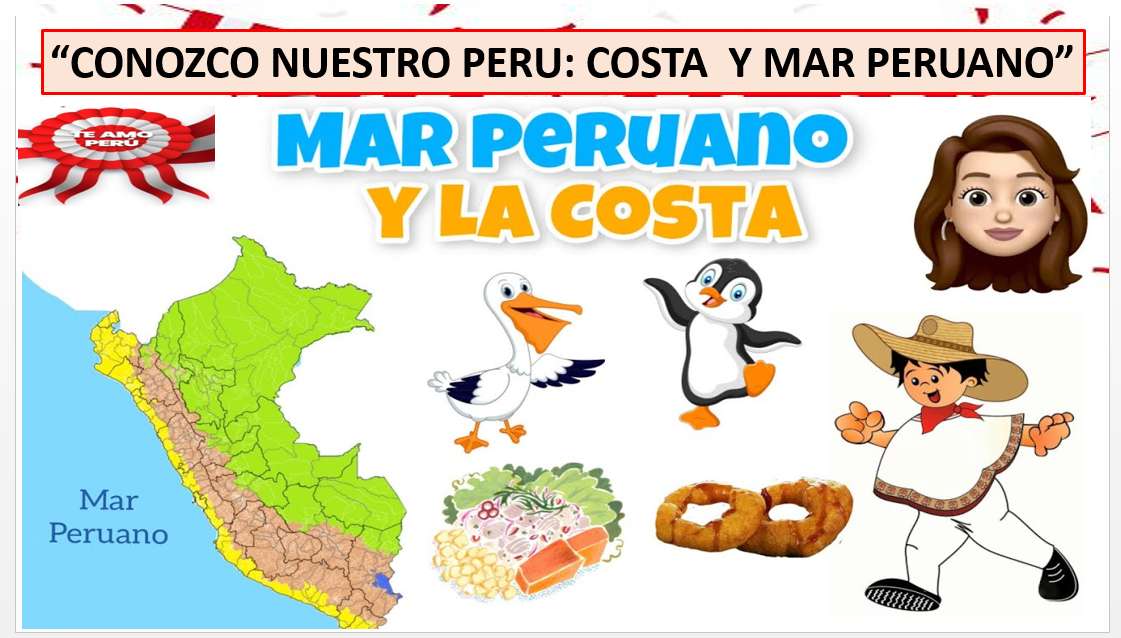 wybrzeże i morze peruwiańskie puzzle online