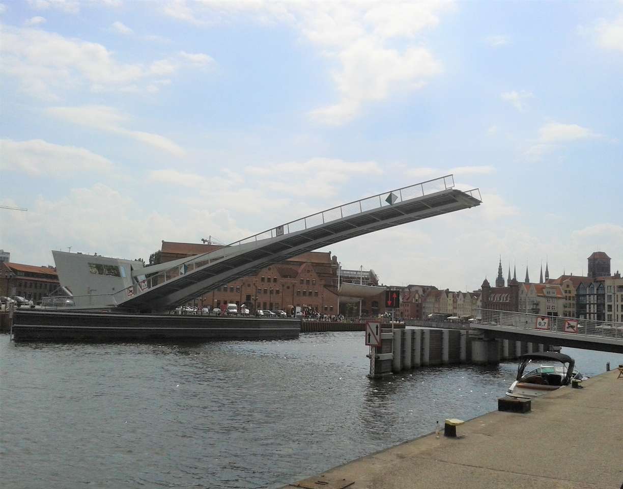 Gdańsk, most zwodzony puzzle online