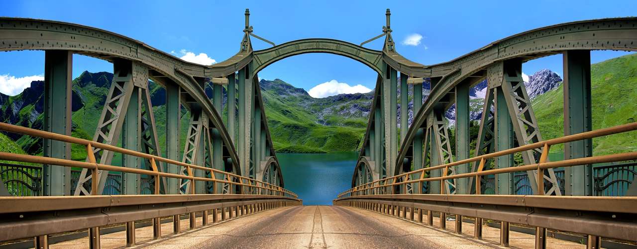 Mosty łukowe do podróży kolejowych puzzle online