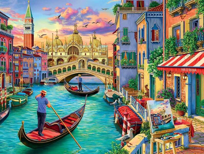 Spacer po kanałach Wenecji? puzzle online