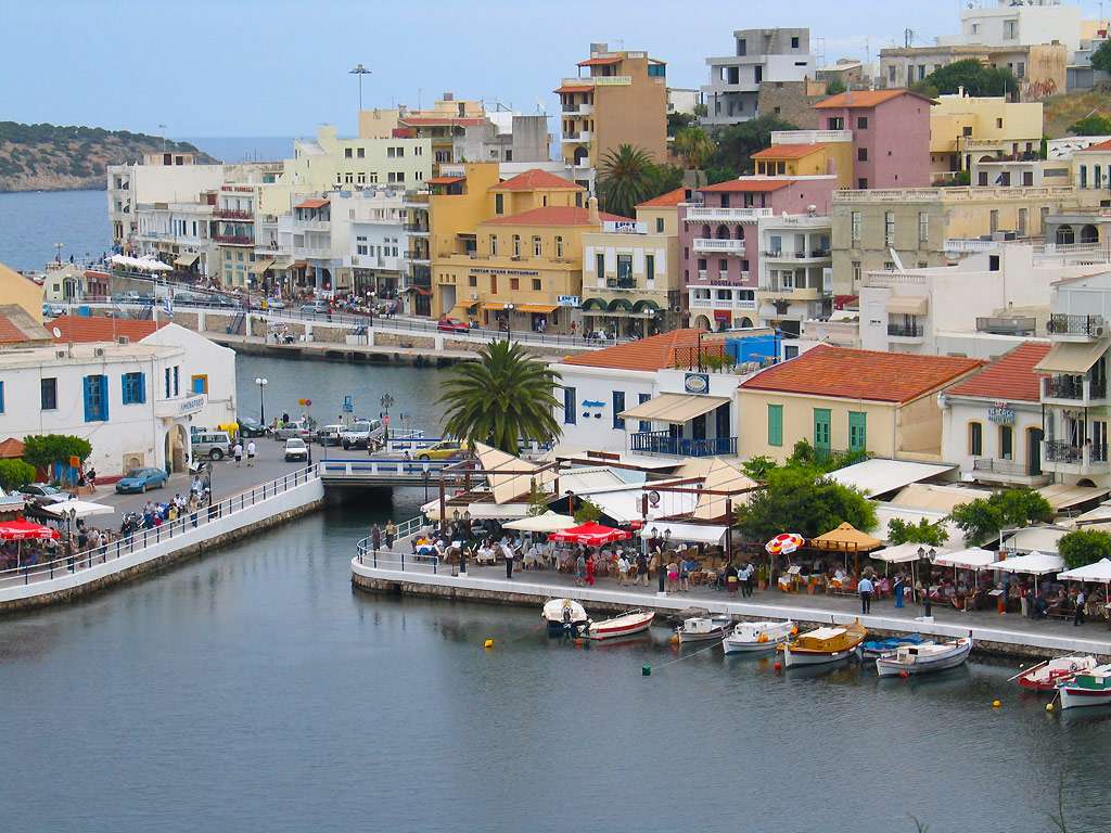 Kreta wyspa Agios Nikolaos puzzle online