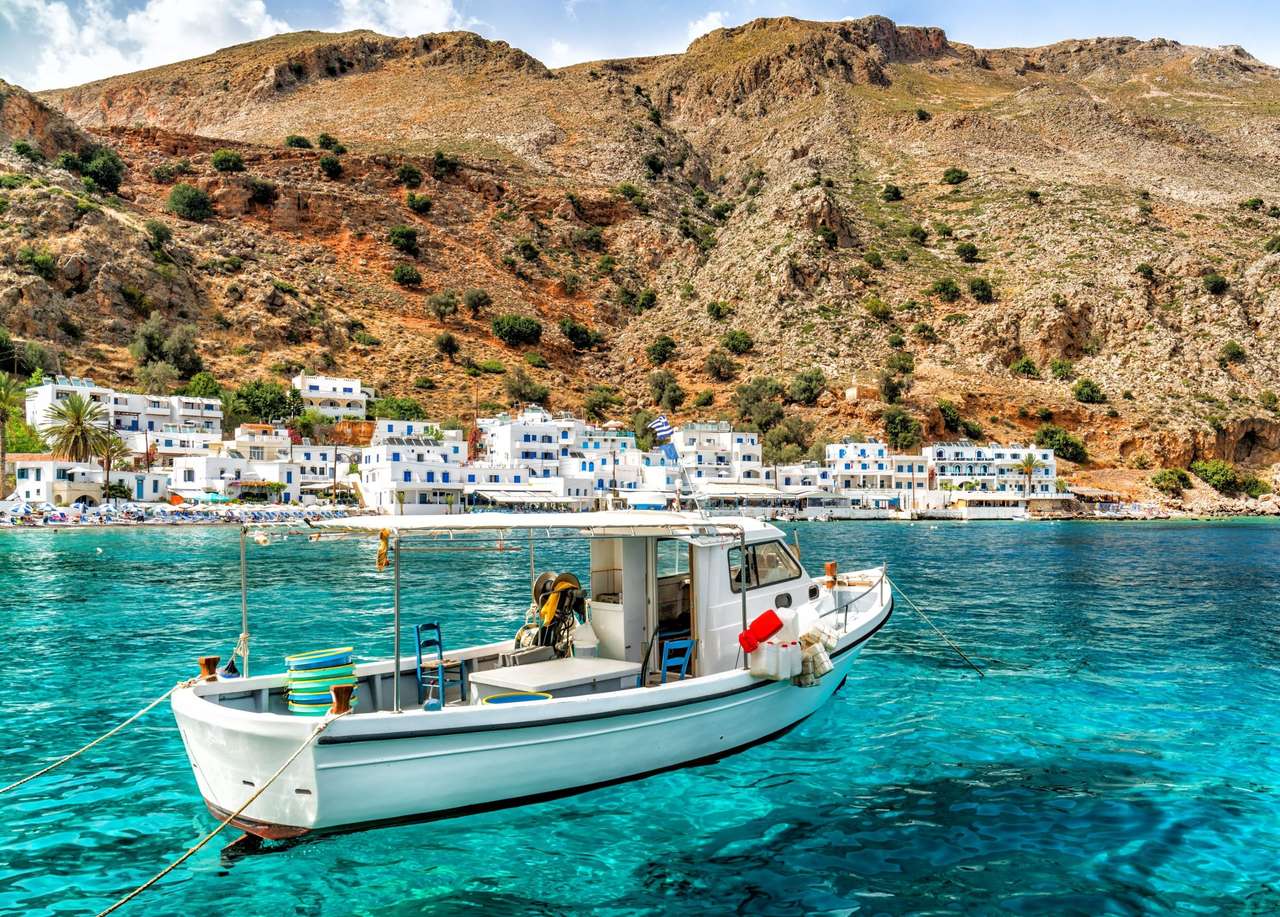 Kreta wyspa Loutro puzzle online