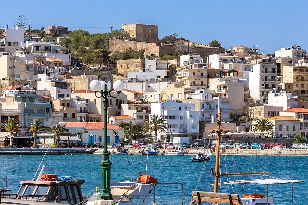 Kreta wyspa Sitia widok na miasto puzzle online