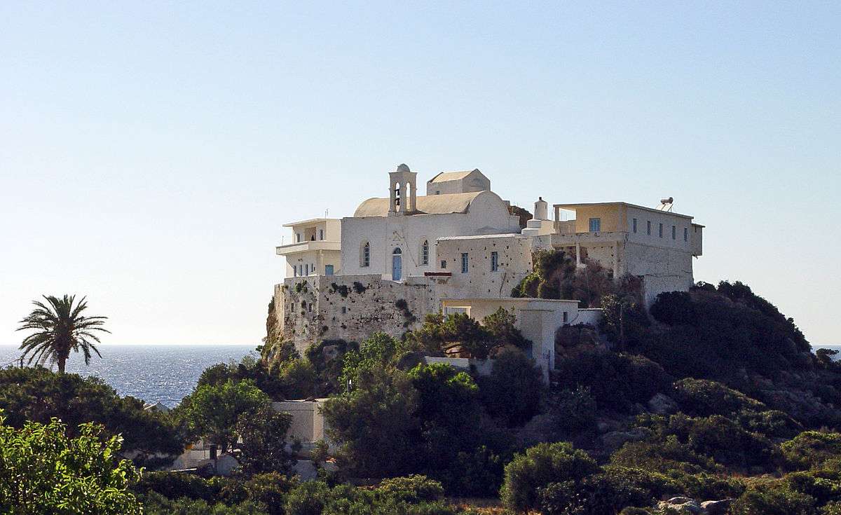 Kreta klasztor Chrissoskalitissa puzzle online