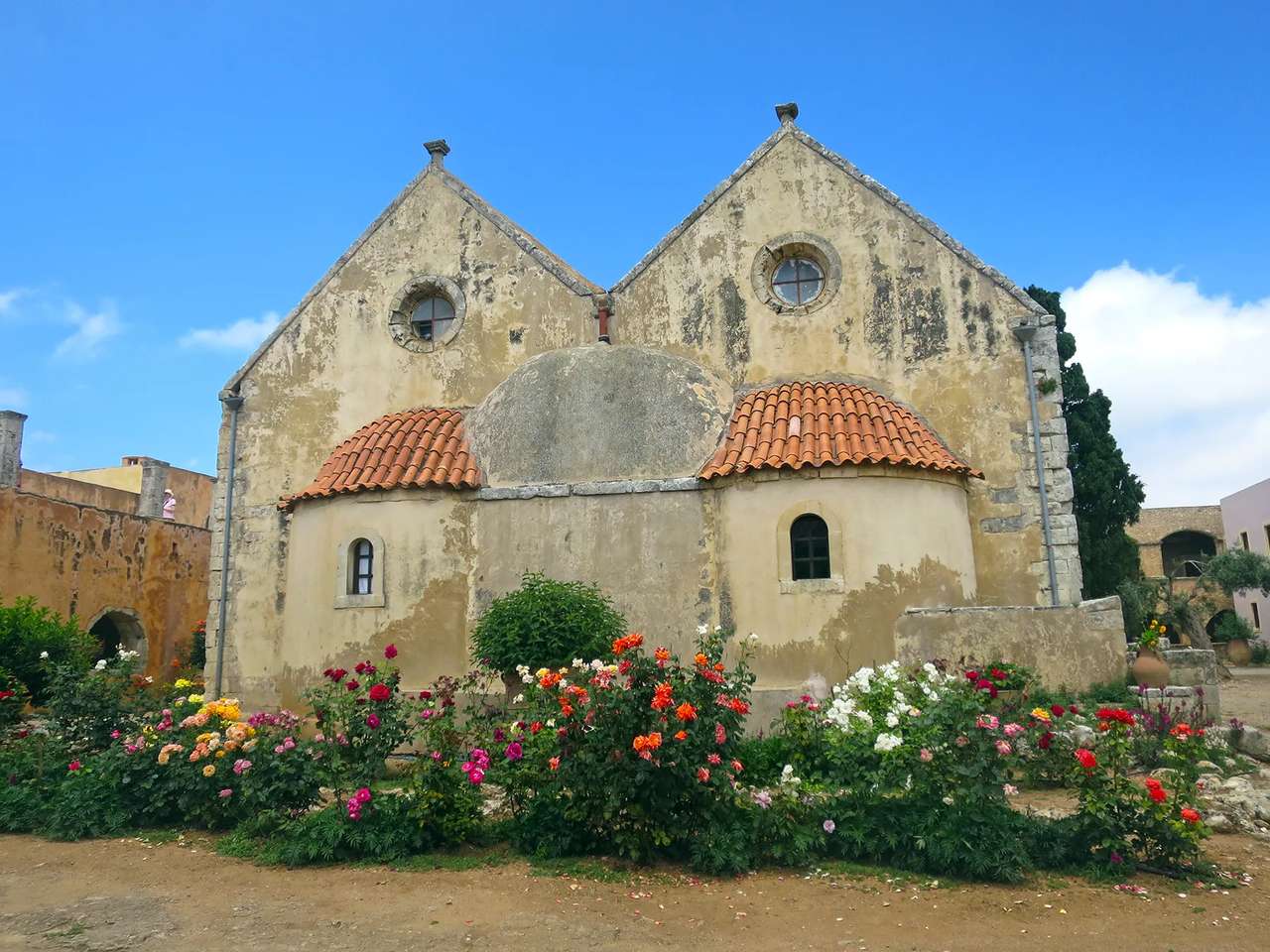 Wyspa Kreta Klasztor Arkadi puzzle online