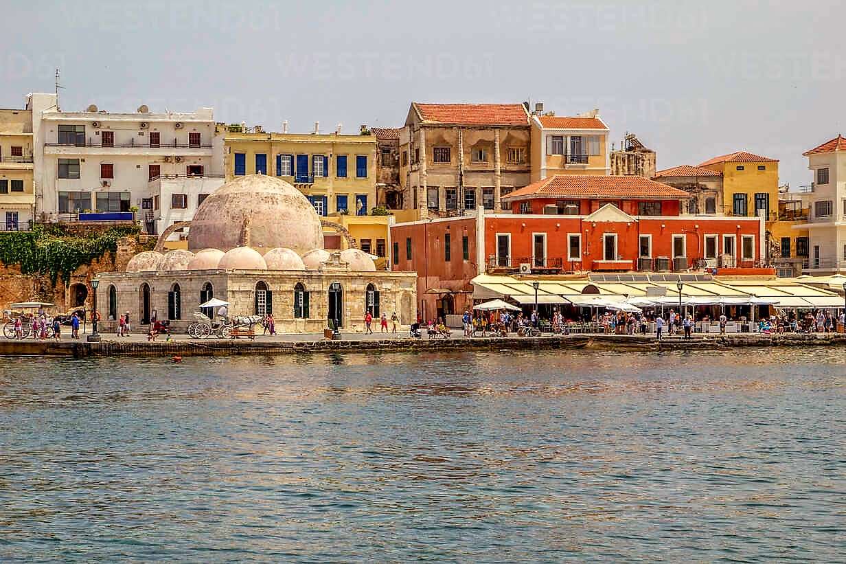 Kreta miasto portowe Chania puzzle online