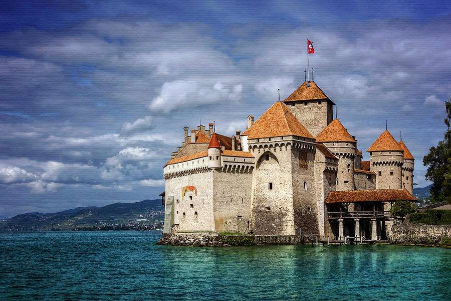 Cudowny zamek w Szwajcarii puzzle online